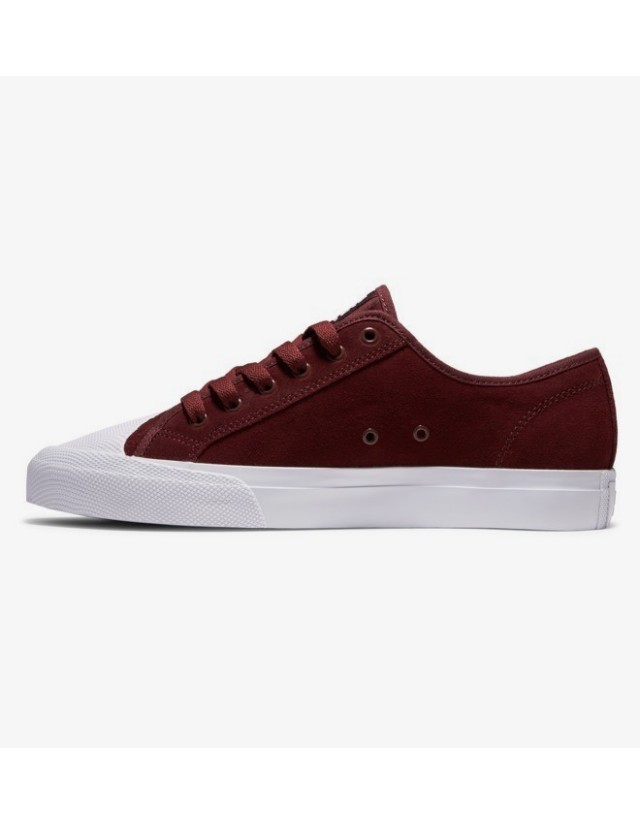 Dc Shoes Manual Rt S - Burgundy - Skate Shoes  - Cover Photo 4