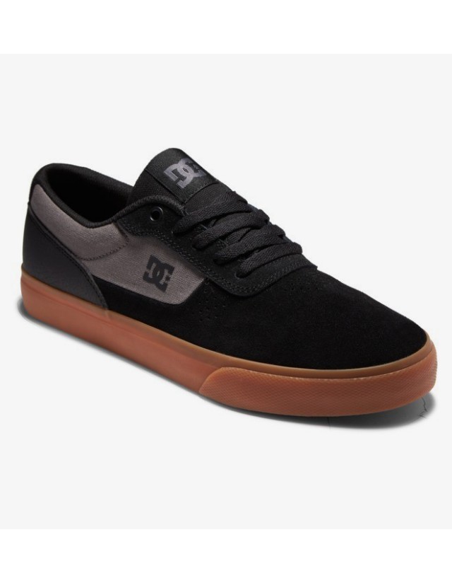 Dc Shoes Switch - Black/Black/Grey - Skate Shoes  - Cover Photo 1
