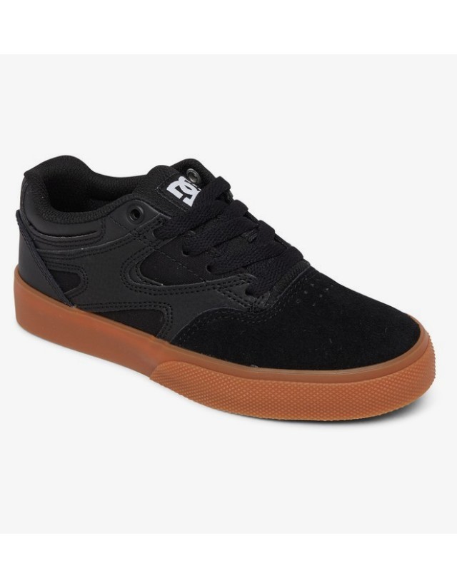 Dc Shoes Youth Kalis Vulc - Black/Gum - Skate-Schuhe  - Cover Photo 1
