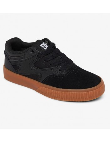 Dc shoes youth kalis vulc - black/gum - Skate Shoes - Miniature Photo 1