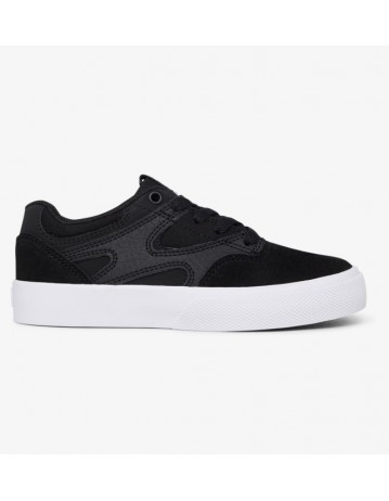 Dc Shoes Youth Kalis Vulc - Black/Black/White - Product Photo 2