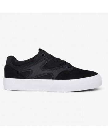 dc shoes youth kalis vulc - black/black/white - Skate Shoes - Miniature Photo 2