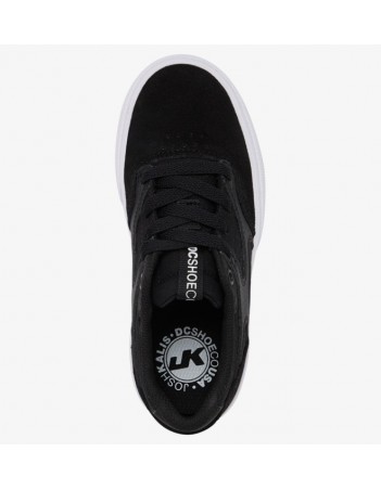 dc shoes youth kalis vulc - black/black/white - Chaussures De Skate - Miniature Photo 3