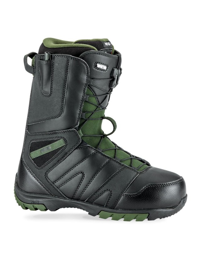Nitro The Sentinel Tls - Black/Green - Boots De Snow  - Cover Photo 1