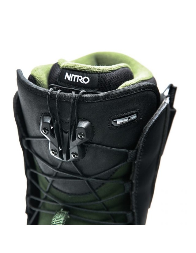 Nitro The Sentinel Tls 2018 - Black/Green - Snowboard Boots  - Cover Photo 5