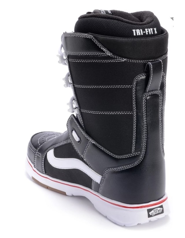 Vans Hi-Standard Boots - Black/White - Snowboard Boots  - Cover Photo 1