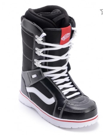 Vans Hi-Standard boots - Black/white - Snowboard Boots - Miniature Photo 3