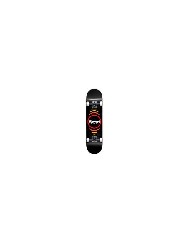 Almost Reflex Youth First Push Soft Wheels Complete - Black 7.0 - Skateboard  - Cover Photo 1