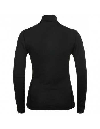 Odlo Women's Active Warm eco Turtleneck Base Layer Top - Fleece For Women - Miniature Photo 2