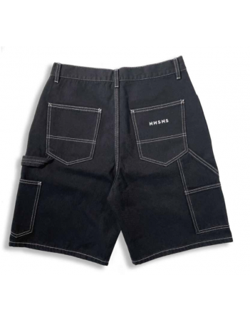 NNSNS clothing yeti short - Black denim - Shorts - Miniature Photo 2