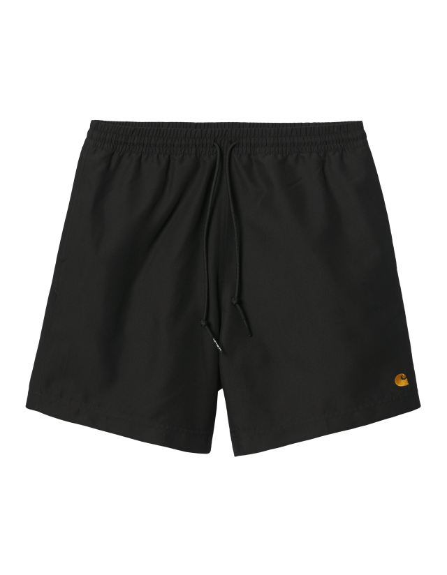 Carhartt Wip Chase Swim Trunks - Black - Maillot  - Cover Photo 1