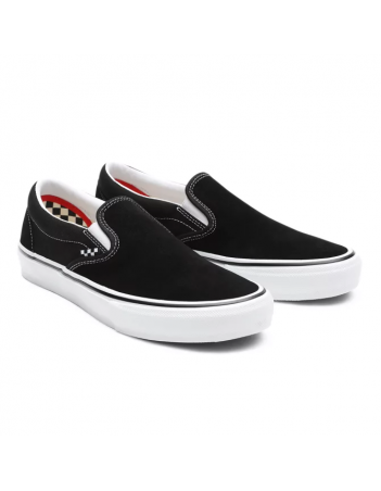 Vans slip-on - black/white - Skate-Schuhe - Miniature Photo 1