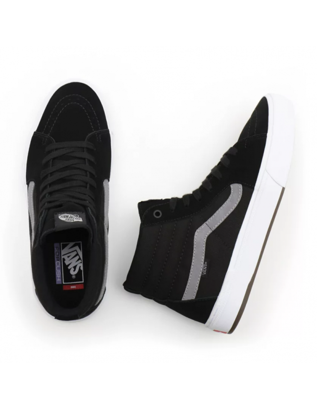 Vans sk8-Hi Bmx - Black/Grey/White - Skate Shoes  - Cover Photo 2