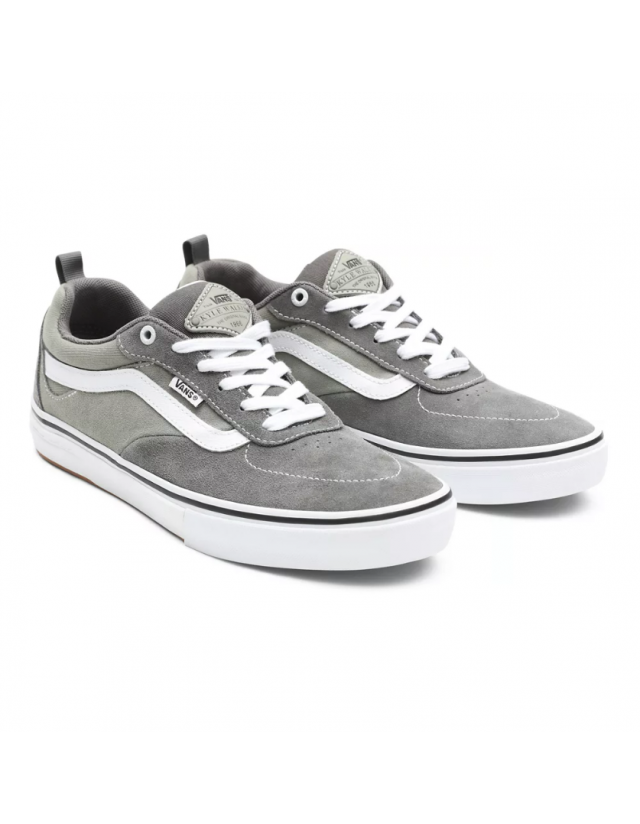 Vans Kyle Walker Pro - Grey / White - Skate Shoes  - Cover Photo 1