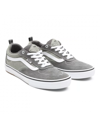 Vans Kyle walker pro - Grey / white - Skate Shoes - Miniature Photo 1