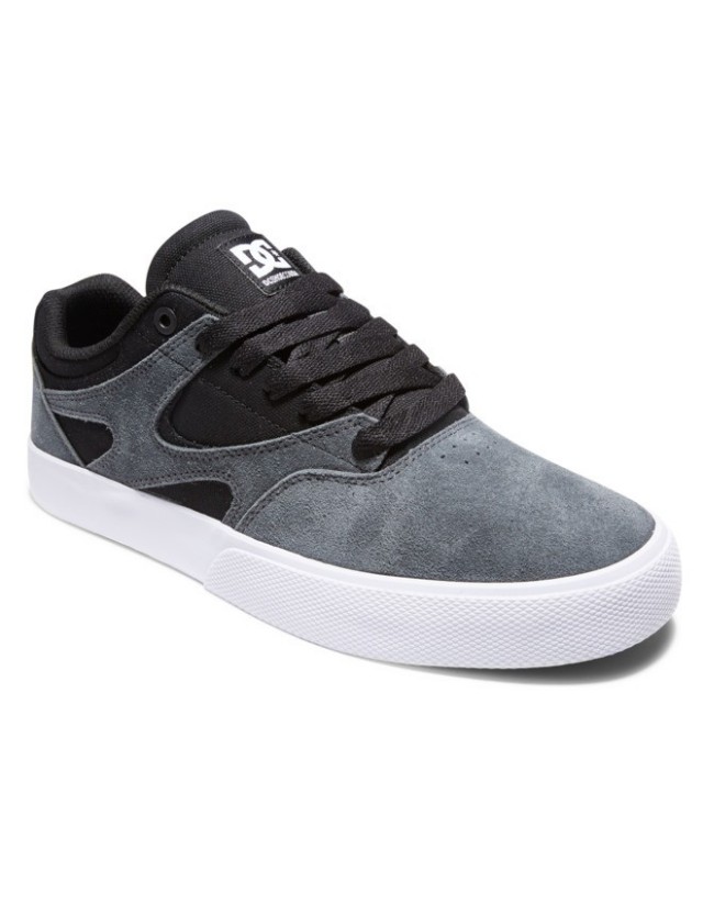 Dc Shoes Kalis Vulc - Grey/Black/Grey - Skate Shoes  - Cover Photo 1