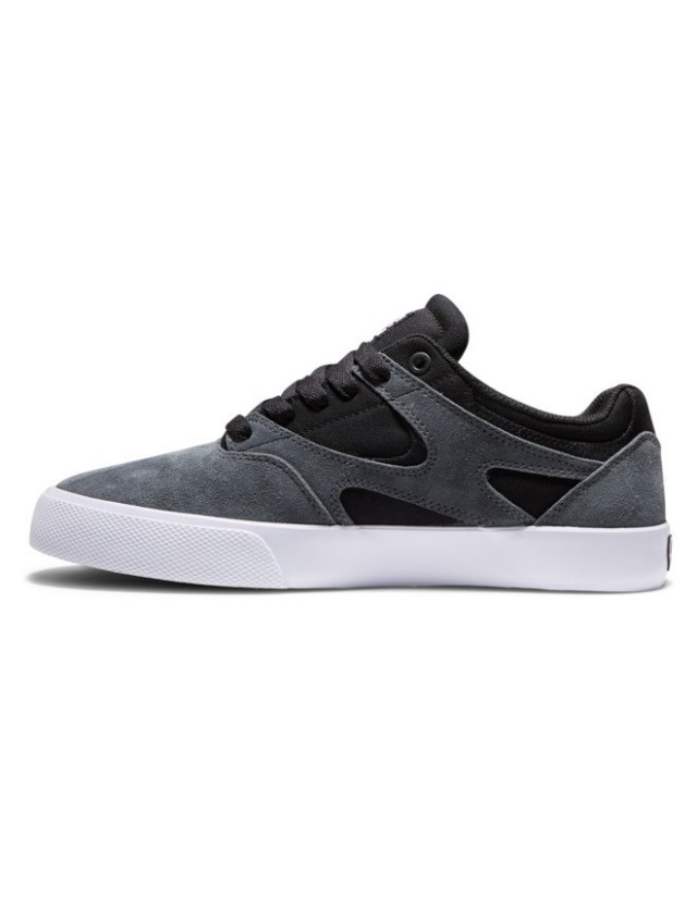 Dc Shoes Kalis Vulc - Grey/Black/Grey - Skate Shoes  - Cover Photo 4