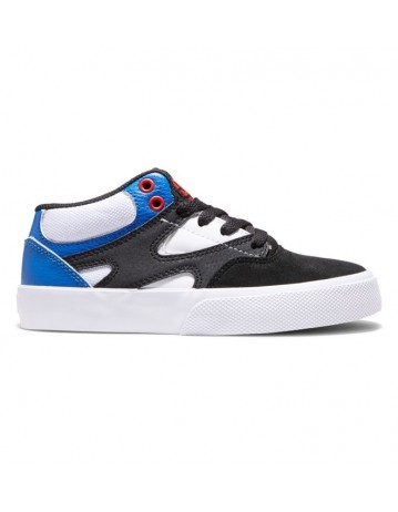 Dc Shoes Kalis Vulc Mid Youth - Black/White/Red - Product Photo 2
