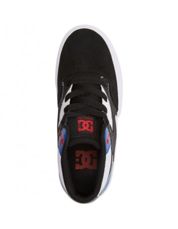 Dc shoes kalis vulc mid youth - black/white/red - Chaussures De Skate - Miniature Photo 3