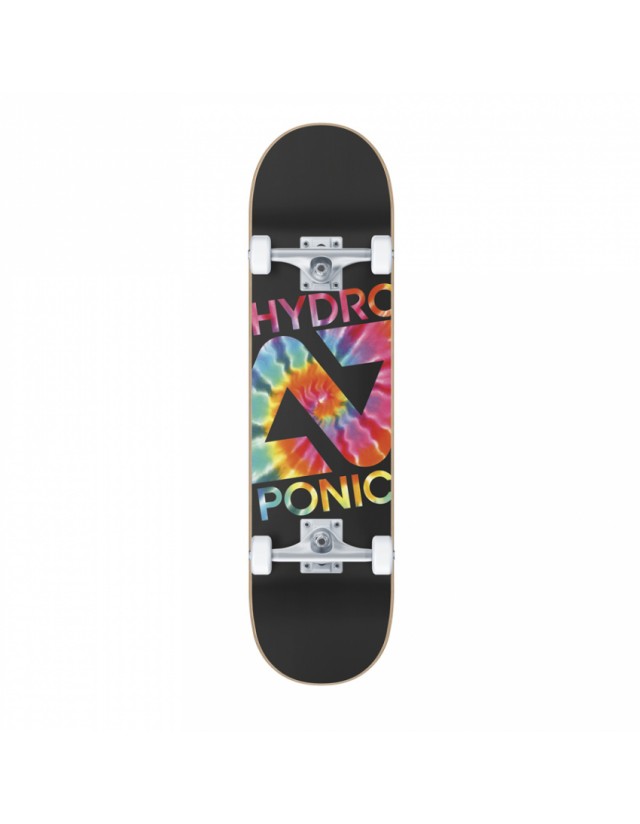Hydroponic Complete Skate Tie Dye Black 8' - Skateboard  - Cover Photo 2