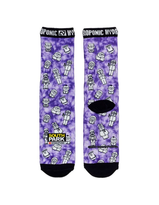 Hydroponic South Park Socks - Lavender - Socks  - Cover Photo 1