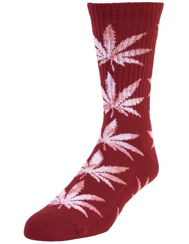 Huf Tiedye Leaves Plantlife Sock - Bloodstone - Chaussettes  - Cover Photo 1