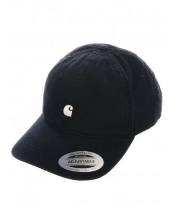 Carhartt Wip Madison Logo Cap - Black / Wax - Product Photo 1