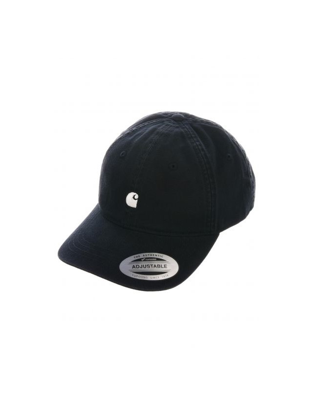 Carhartt Wip Madison Logo Cap - Black / White - Cap  - Cover Photo 1