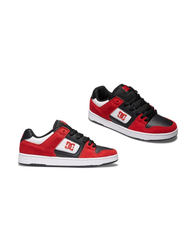 Dc Shoes Manteca 4 - Black / White / Red - Chaussures De Skate  - Cover Photo 2
