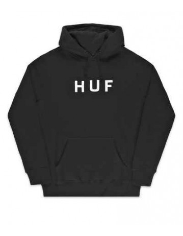 Huf Essentials Og Logo Hoodie - Black - Product Photo 1