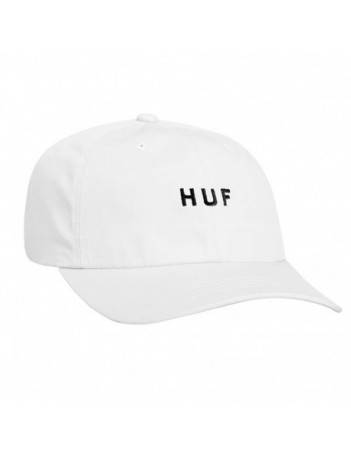 HUF Essentials OG Logo CV 6 Panel - White - Cap - Miniature Photo 1