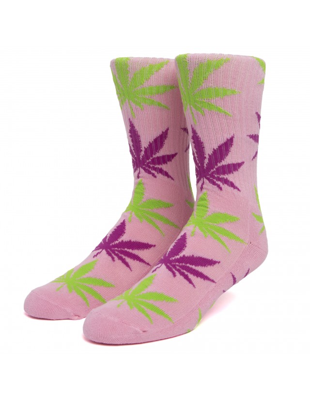 Huf Flair Plantlife Leaves Sock - Pink - Chaussettes  - Cover Photo 1