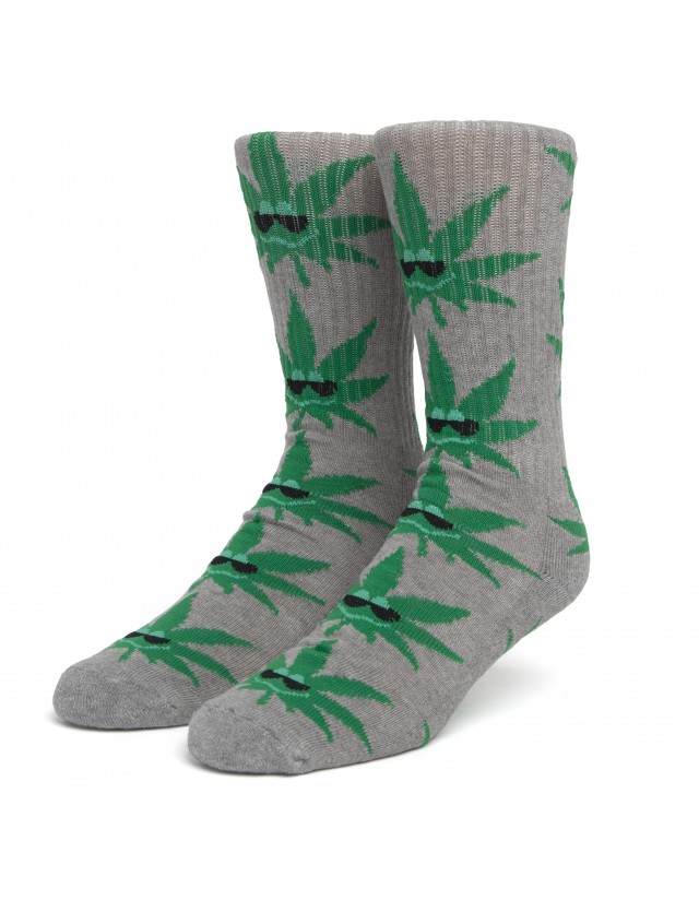 Huf Green Buddy Vaca Sock - Grey Heather - Chaussettes  - Cover Photo 1