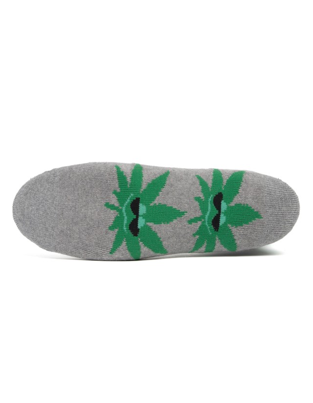 Huf Green Buddy Vaca Sock - Grey Heather - Socks  - Cover Photo 2