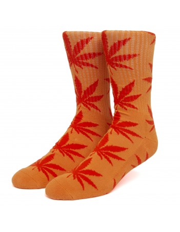 HUF Essentials Plantlife sock - Orange - Socks - Miniature Photo 1