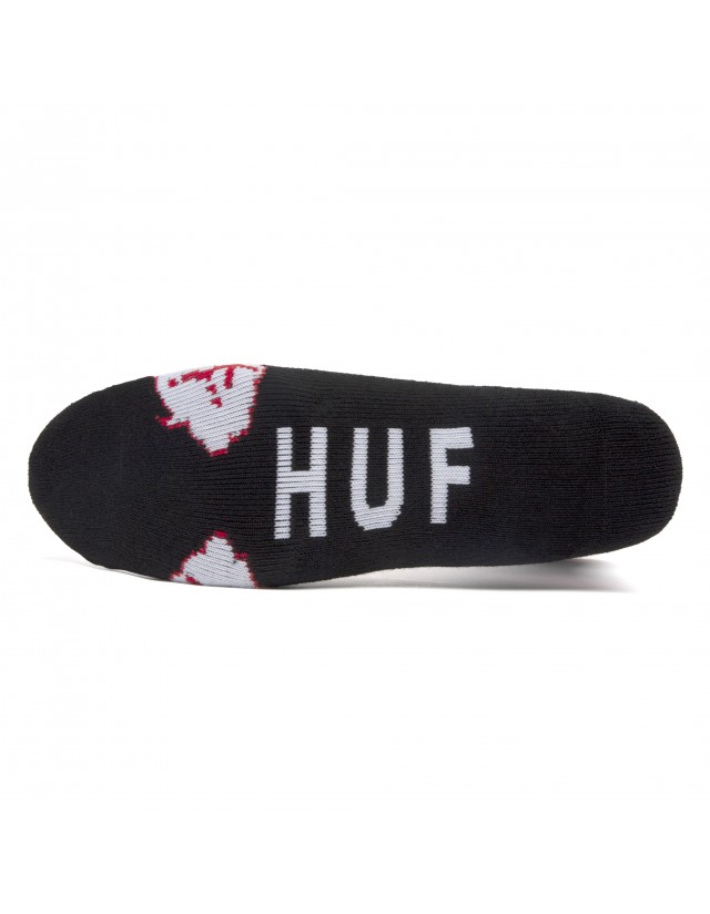 Huf The Motto Sock - Black - Chaussettes  - Cover Photo 2
