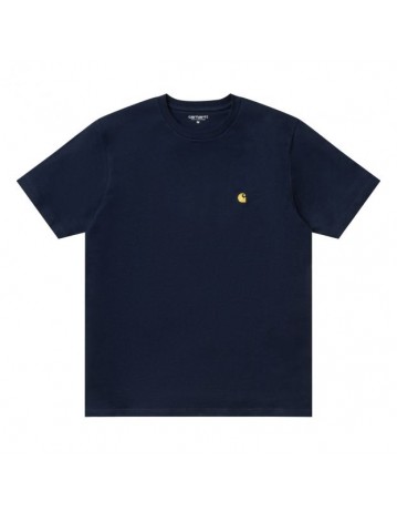 Carhartt Wip Chase T-Shirt - Dark Navy - Product Photo 1