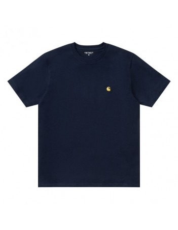 Carhartt WIP - Chase T-shirt - Dark Navy - Men's T-Shirt - Miniature Photo 1