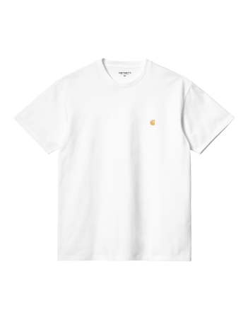 Carhartt WIP S/S Chase T-shirt - White/Gold