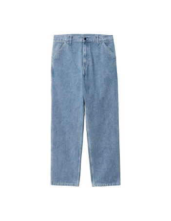 Carhartt WIP Single knee pant - Blue stone Bleached - Men's Pants - Miniature Photo 2