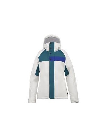 Burton Method Jacket - White - Women's Ski & Snowboard Jacket - Miniature Photo 1