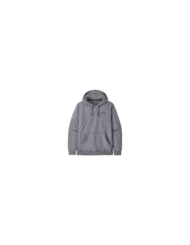 Patagonia Fitz Roy Icon Uprisal Hoody - Gravel Heater - Sweat Homme  - Cover Photo 1