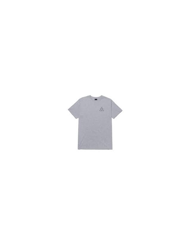 Huf Essentials Tt S/S Tee - Athletic Grey - T-Shirt Homme  - Cover Photo 1