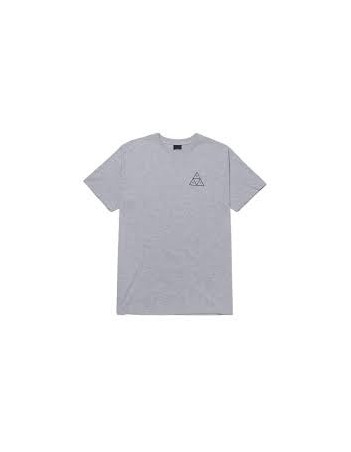 HUF Essentials TT S/S Tee - Athletic Grey - Men's T-Shirt - Miniature Photo 1