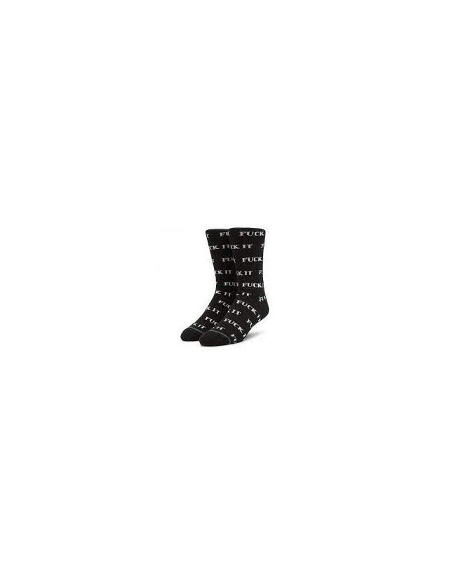 Huf Fuck It Sock - Black - Chaussettes  - Cover Photo 1