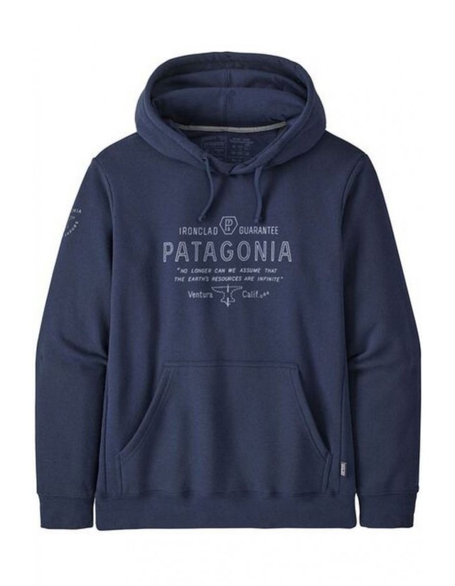 Patagonia Forge Mark Uprisal Hoody - New Navy - Sweat Homme  - Cover Photo 1