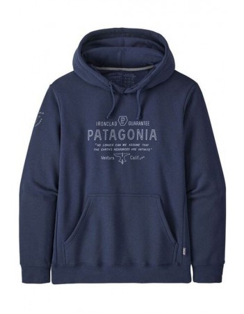 Patagonia Forge Mark Uprisal Hoody - New Navy - Men's Sweatshirt - Miniature Photo 1