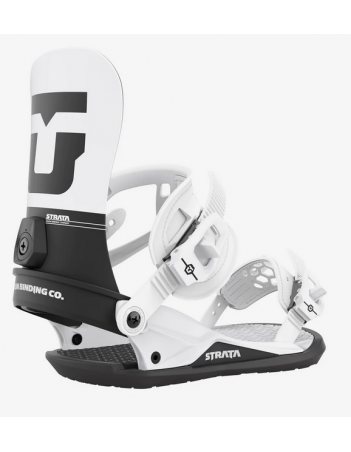 Union Bindings Strata team highback - White - Fixations Snowboard - Miniature Photo 1