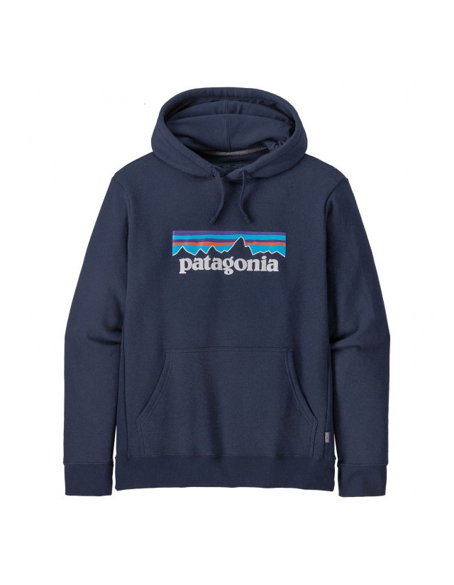 Patagonia P-6 Logo Uprisal Hoody - New Navy - Sweat Homme  - Cover Photo 1