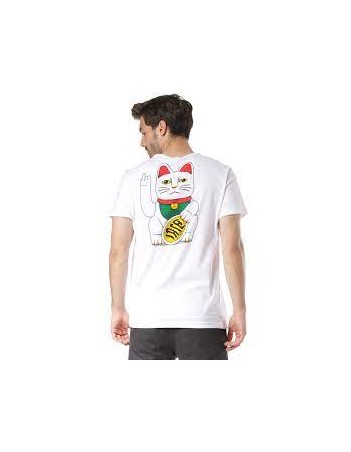 Iriedaily Bye Bye Cat T-shirt - White - Men's T-Shirt - Miniature Photo 3